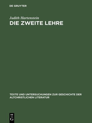 cover image of Die Zweite Lehre